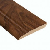 Home Legend High Gloss Monterrey Walnut 12.7 mm Thick x 3-13/16 in. Wide x 94 in. Length Laminate Wall Base Molding