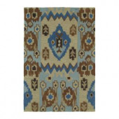 Kaleen Crowne Chamberlin Blue 8 ft. x 11 ft. Area Rug