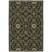 Kaleen Home & Porch Isle of Hope Ebony 5 ft. x 7 ft. 6 in. Area Rug