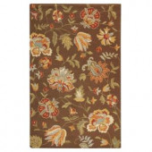 Home Decorators Collection Botanicals Almond Brown 9 ft. 9 in. x 13 ft. 9 in. Area Rug