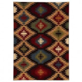 Home Decorators Collection New River Multi 5 ft. 3 in. x 7 ft. Area Rug