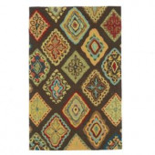 Loloi Rugs Olivia Life Style Collection Brown Multi 3 ft. 6 in. x 5 ft. 6 in. Area Rug