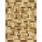 Natco Shadows Chameleon Brown 5 ft. 3 in. x 7 ft. 7 in. Area Rug