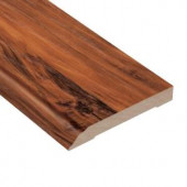 Home Legend High Gloss Durango Applewood 12.7 mm Thick x 3-13/16 in. Width x 94 in. Length Laminate Wall Base Molding