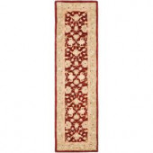 Safavieh Anatolia Red and Moss 2 ft. 3 in. x 14 ft. Runner