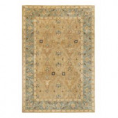 Home Decorators Collection Menton Gold and Blue 3 ft. x 5 ft. Area Rug