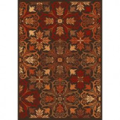 Shaw Living Madera Brown 7 ft. 10 in. x 10 ft. 10 in. Area Rug