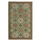 Home Decorators Collection Clermont Green 5 ft. 3 in. x 8 ft. 3 in. Area Rug
