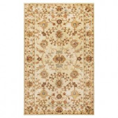 Kas Rugs Antiquity Tabriz Ivory/Blue 8 ft. x 10 ft. 6 in. Area Rug