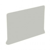 U.S. Ceramic Tile Color Collection Bright Taupe 4 in. x 6 in. Ceramic Right Cove Base Corner Wall Tile