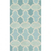 Loloi Rugs Weston Lifestyle Collection Aqua 2 ft. 3 in. x 3 ft. 9 in. Accent Rug
