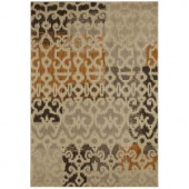 Home Decorators Collection Azur Ivory 5 ft. 3 in. x 7 ft. 6 in. Area Rug