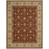 Nourison Persian Crown Malti Rose 7 ft. 10 in. x 10 ft. 6 in. Area Rug