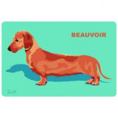 Bungalow Flooring Printed Dachshund 2 17.5 in. x 26.5 in. Mat