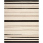 Safavieh Dhurries Natural/Grey 8 ft. x 10 ft. Area Rug