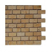 Splashback Tile Jer Gold Bricks Natural Stone Floor and Wall Tile - 6 in. x 6 in. Tile Sample