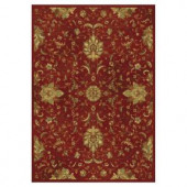 Kas Rugs Pleasant Mahal Red 5 ft. 3 in. x 7 ft. 7 in. Area Rug