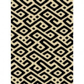 Natco Radiance Ashante Black 5 ft. 3 in. x 7 ft. 7 in. Area Rug