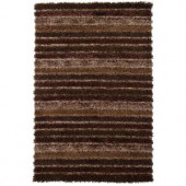 Chandra Lavasa Brown/Ivory 7 ft. 9 in. x 10 ft. 6 in. Indoor Area Rug