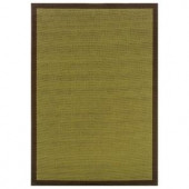 Oriental Weavers Nevis Boardwalk Lime and Chocolate 8 ft. 6 in. x 13 ft. Area Rug