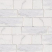 Jeffrey Court Statuario White Block 12 in. x 12 in. Marble Floor and Wall Tile
