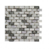 Splashback Tile Paradox Enigma Mixed Materials Floor and Wall Tile - 6 in. x 6 in. Tile Sample