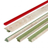 Faus Fas Trim Tavas Travertine 1.77 in. Wide x 47 in. Length 5-in-1 Laminate Molding