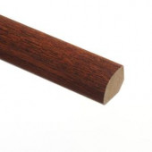 Zamma Red Mahogany 5/8 in. Thick x 3/4 in. Wide x 94 in. Length Vinyl Quarter Round Molding