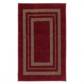 Shaw Living Manhattan Rio Red/Chestnut 30 in. x 46 in. Scatter Rug