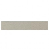 Daltile Identity Cashmere Gray Cement 4 in. x 18 in. Porcelain Bullnose Floor and Wall Tile