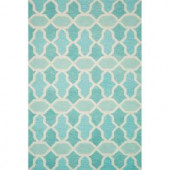 Loloi Rugs Weston Lifestyle Collection Aqua 7 ft. 9 in. x 9 ft. 9 in. Area Rug