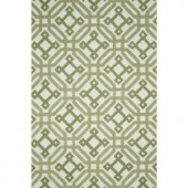 Loloi Rugs Weston Lifestyle Collection Ivory Green 5 ft. x 7 ft. 6 in. Area Rug