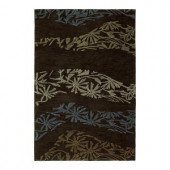 Kaleen Inspire Accolade Chocolate 5 ft. x 7 ft. 6 in. Area Rug