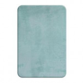 Sleep Innovations Faded Blue 48 in. x 60 in. Area Rug