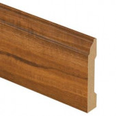Zamma High Gloss Natural Jatoba 9/16 in. Thick x 3-1/4 in. Wide x 94 in. Length Laminate Wall Base Molding