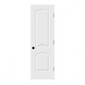JELD-WEN Carved C2050 Smooth 2-Panel Primed MDF Prehung Interior Door