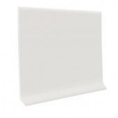 ROPPE White 4 in. x 1/8 in. x 48 in. Vinyl Cove Base (30 Pieces / Carton)
