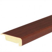 Mohawk Russet Walnut 19.05 in. Thick x 2.5 in. Width x 94 in. Length Stair Nose Laminate Molding
