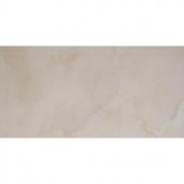 MS International Onice Ivory 12 in. x 24 in. Polished Porcelain Floor and Wall Tile