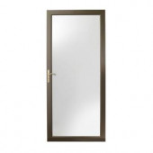 Andersen 3000 Series 36 in. Black Right-Hand Full-View Storm Door Brass Hardware with Fast and Easy Installation System