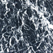 MS International Nero 12 in. x 12 in. Marquina Marble Floor and Wall Tile