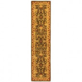 Safavieh Anatolia Charcoal/Red 2 ft. 3 in. x 10 ft. Runner