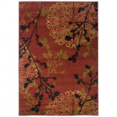 Legacy Dappled Red 10 ft. x 13 ft. Area Rug