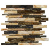Jeffrey Court 14 in. x 11-3/4 in. Olympic Glass Mosaic Wall Tile