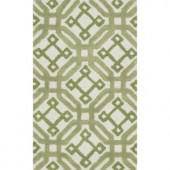 Loloi Rugs Weston Lifestyle Collection Ivory Green 2 ft. 3 in. x 3 ft. 9 in. Accent Rug