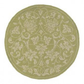 Kaleen Home & Porch Presley Celery 5 ft. 9 in. Round Area Rug