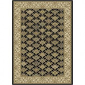 Serendipity Black 3 ft. 9 in. x 5 ft. 2 in. Area Rug