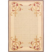 Martha Stewart Living Scrollwork Creme 7 ft. 10 in. x 11 ft. 2 in. Area Rug