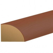 Shaw Cherry 3/4 in. Thick x 0.63 in. Wide x 94 in. Length Laminate Quarter Round Molding
