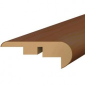 Shaw Northern Walnut 3/4 in. Thick x 2.13 in. Wide x 94 in. Length Laminate Stair Nose Molding